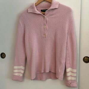 Ralph Lauren pink knit sweater
